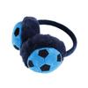 ITODA Soccer Earmuffs for Winter Furry Plush Warm Ear Warmer Outdoor Padded Cold Weather Adjustable Ear Muff Boys Child Cover view 4