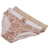Calvin Klein Kids Girls' Modern Cotton Bikini Underwear 2-Pack, Zebra/Buff Beige Arch, Large view 2