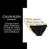 Calvin Klein Girls Modern Cotton 2 Pack Bikini Heart Tie Dye/Empyrean Blue Large view 4