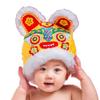 2022 Kids Beanie Hat for Year of The Tiger, Winter Tiger Shaped Fleeced Hat Boys Girls for Chinese New Year Baby Shower (Yellow) One Size view 1