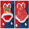 2022 Kids Beanie Hat for Year of The Tiger, Winter Tiger Shaped Fleeced Hat Boys Girls for Chinese New Year Baby Shower (Red), One Size view 2