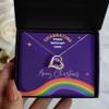 Christmas LGBT Jewelry, LGBT Bracelet, LGBT Pride, LGBT Couple Gift, LGBT Gifts, Subtle LGBT, Gay Jewelry, Gay Pride Jewelry, Gay Necklace, Gay orname view 1