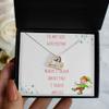 for Girlfriend, Personalized Sexy, Unique for Her, Girlfriend Gift Message Card, Necklace - Love Dancing view 1