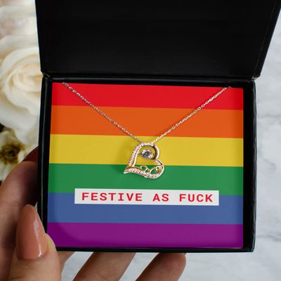 Christmas LGBT Jewelry, Gay Funny, Gay Sex, Funny Gay Gifts, Gay Boyfriend, LGBT Pride, LGBT Couple Gift, LGBT Gifts, Subtle LGBT, Gay Jewelry, Gay pr