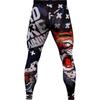 Hardcore Training Compression Pants Tiger Fury Men's Leggings Base Layer No Gi Tights MMA BJJ Grappling Workout Running view 4