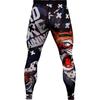 Hardcore Training Compression Pants Tiger Fury Men's Leggings Base Layer No Gi Tights MMA BJJ Grappling Workout Running view 4
