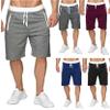 Kaxiya2021 Men's Drawstring Sweat Short Pants Elastic Waist Baggy Flat Front Shorts Zipper Pockets Half Trousers Joggers (3X-Large,Royal Blue) view 3