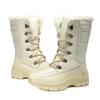 ZBYY Women's Warm Faux Fur Lined Mid Calf Winter Snow Boots Lace-up Mid-Calf Boots Walking Comfort Outdoor Booties view 2