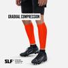 Hue Orange Calf Sleeves view 2