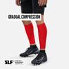SLEEFS Hue Red Calf Sleeves view 2