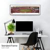 Oklahoma State Football (50 yd - sunset) - 40.25x13.75-inch Standard Framed Print by Blakeway Panoramas view 4