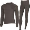 Chern Yueh Women Thermal Underwear Long Johns Set with Fleece Lined Ultra Soft Base Layer Cold Weather Top Bottom (Charcoal, Large) view 1