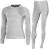 Chern Yueh Women Thermal Underwear Long Johns Set with Fleece Lined Ultra Soft Base Layer Cold Weather Top Bottom (Grey, X-Large) view 1