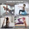 Non-Slip Yoga Mat  Double-Layered Exercise Mat for Pilates, Meditation, Exercise  5mm Thick Yoga Mat for Cushioning and Suppor  Modern Grey view 4