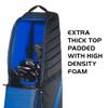 Bag Boy T-750 Golf Travel Cover for Airlines, Extra-Thick 4-Sided Padded Top, Internal Compression Strap, Lockable Full Wrap-Around Zipper view 4