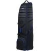 Bag Boy T-660 Golf Travel Cover for Airlines, Quilted Padded Top, Internal Compression Strap, Lockable Full Wrap-Around Zipper, In-Line Skate Wheels, Black/Red view 1