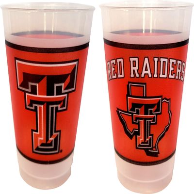 Westrick Texas Tech Red Raiders University Plastic Cups, Fun Party Supplies, Ideal Tailgate and Football Party Decorations, College Football Party Pack - 14 oz. Frosted Cups - 25 per Set