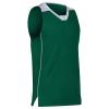 Prime Basketball Jersey, Men's 3X-Large, Forest Green with White Trim view 1