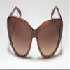 Isaac Mizrahi 30204 Womens/Ladies Cat Eye Full-rim 100% UVA & UVB Lenses Sunglasses/Sun Glasses (56-15-130, Brown) view 3