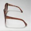 Isaac Mizrahi 30204 Womens/Ladies Cat Eye Full-rim 100% UVA & UVB Lenses Sunglasses/Sun Glasses (56-15-130, Brown) view 4