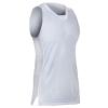 Prime Basketball Jersey, Girl's Large, White with White Trim view 1