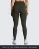 Aoxjox High Waisted Workout Leggings for Women Trinity Yoga Pants 26.5" (Olive Green, Large) view 3
