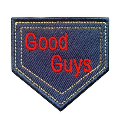 Antrix Funny Good Guys Patch,Trendy Cute Good Guys,Full Embroidered Hook and Loop Good Guys Patch for Kids Teens Adult,Classic Costume Patch for Backpack,Work Clothes,Uniform,Caps,Dog Harness