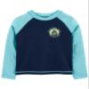 OshKosh B'Gosh boys Rashguard Rash Guard Shirt, Indigo Blue Aquaman, 5 US view 1