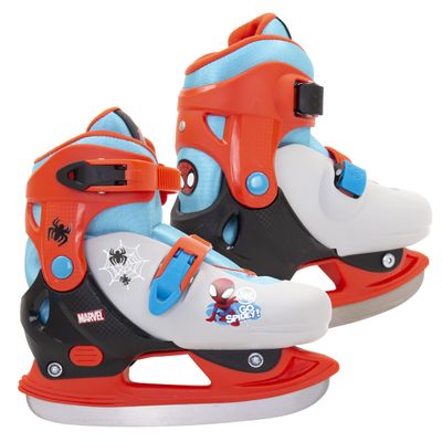 Hedstrom Adjustable Ice Skates Youth Size 12-2, Spidey,Orange,40-80006WC