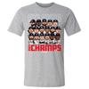 500 LEVEL Atlanta Baseball 2021 Champions Shirt (Cotton, XX-Large, Heather Gray) - Atlanta Baseball 2021 Champions WHT view 1