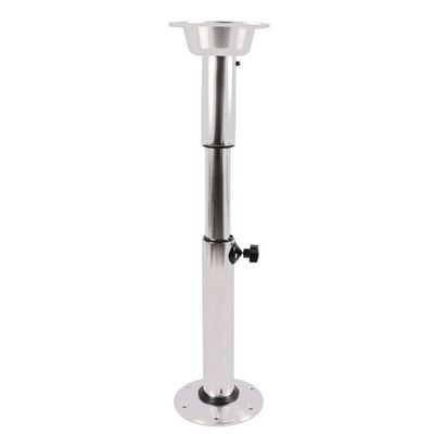 JAYEUW Table Pedestal Stand Base, Marine Caravan Motorhome Table Pedestal Stand Base, Aluminum+ABS, 22-28Inch 7 Adjustable Heights, for RV Marine Boat (US Stock)