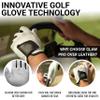 CaddyDaddy Claw PRO Golf Gloves for Men | Flex-Mesh Suede/Design for Cool Ventilation | Lasts 3-5 Times Longer Than Leather | Silicone-Web Coating for Maximum Grip | Washable | White | LH-Cadet Med view 4