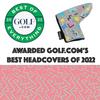 Noonan Golf Putter Cover | Magnetic Blade Golf Club Cover | Fleece Lined & Water Resistant | Fun, Creative & Unique Headcover Designs | Golf Accessories for Men & Women (Trendy Tropical, Blade) view 2