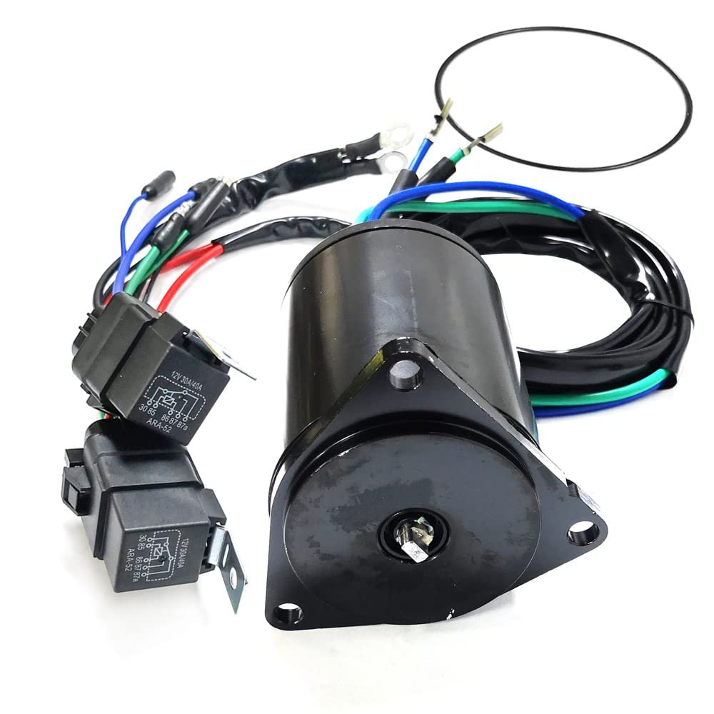 OVERSEE 688-43880-10, 688-43880-11 Trim Motor for Yamaha Outboard Motor 2T 4T 50-200HP 6E5-43880-01, 6E5-43880-02 Lester 6267