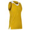 Prime Basketball Jersey, Women's Small, Gold with White Trim view 1