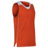 Prime Basketball Jersey, Youth X-Large, Orange with White Trim view 1
