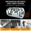 ICOCOPRO Anti Theft Heavy Duty Bicycle U Lock with 3 Keys, 18.76mm, Black, 5.32 in Width Inside Dimension view 4