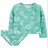 OshKosh B'Gosh Girls' Two-Piece Swimwear, Mint, 2T view 1