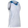 Prime Basketball Jersey, Women's Medium, White with Royal Blue Trim view 1