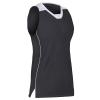 Prime Basketball Jersey, Women's 2X-Large, Black with White Trim view 1