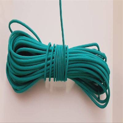 1/4 x 100 ft. Stiff Braid Polyester Halter Rope. Turquoise