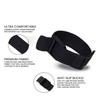 BFR Occlusion Bands for Women Blood Flow Restriction Workout Bands for Leg, Glute & Hip Building Fabric Resistance Loop for Squats, Thigh Toning, Butt Lifting & Muscle Growth (Black, Buckle) view 3
