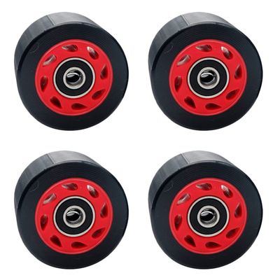 BESPORTBLE 1 Set roller skate wheel roller wheels shoe s Skates boarding accessories shoe replacment outdoor wear double row