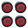 BESPORTBLE 1 Set roller skate wheel roller wheels shoe s Skates boarding accessories shoe replacment outdoor wear double row view 1