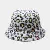 Fashion Winter Plush Fisherman Hat Warm Thick Fleece Faux Fur Bucket Hat Leopard Print Cap Snow Cozy Cow Bucket Hat view 2