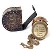 Brass Nautical - Brass Compass Engraved with Motivational & Inspirational Message, Gift for Son, Grandson, Daughter, Graudation Day Baptism, Confirmation Communion Godson (Start of The Journey) view 2