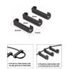 LThyzszb Tactical Light Pressure Switch Picatinny Cable Guides Aluminum 3 Pack, for Flashlight & Laser Tape Switch Cable Clips (Black) view 2