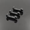 LThyzszb Tactical Light Pressure Switch Picatinny Cable Guides Aluminum 3 Pack, for Flashlight & Laser Tape Switch Cable Clips (Black) view 4