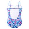 Yihuimin Girls Mermaid Princess One Piece Swimsuit Spaghetti Straps Backless Ruffles Bathing Suit Bikini Colorful Fish Scales 6 Years view 2
