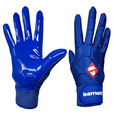 BARNETT FKG-03 Blue High Level Linebacker Football Gloves, LB, RB, TE (2XL)